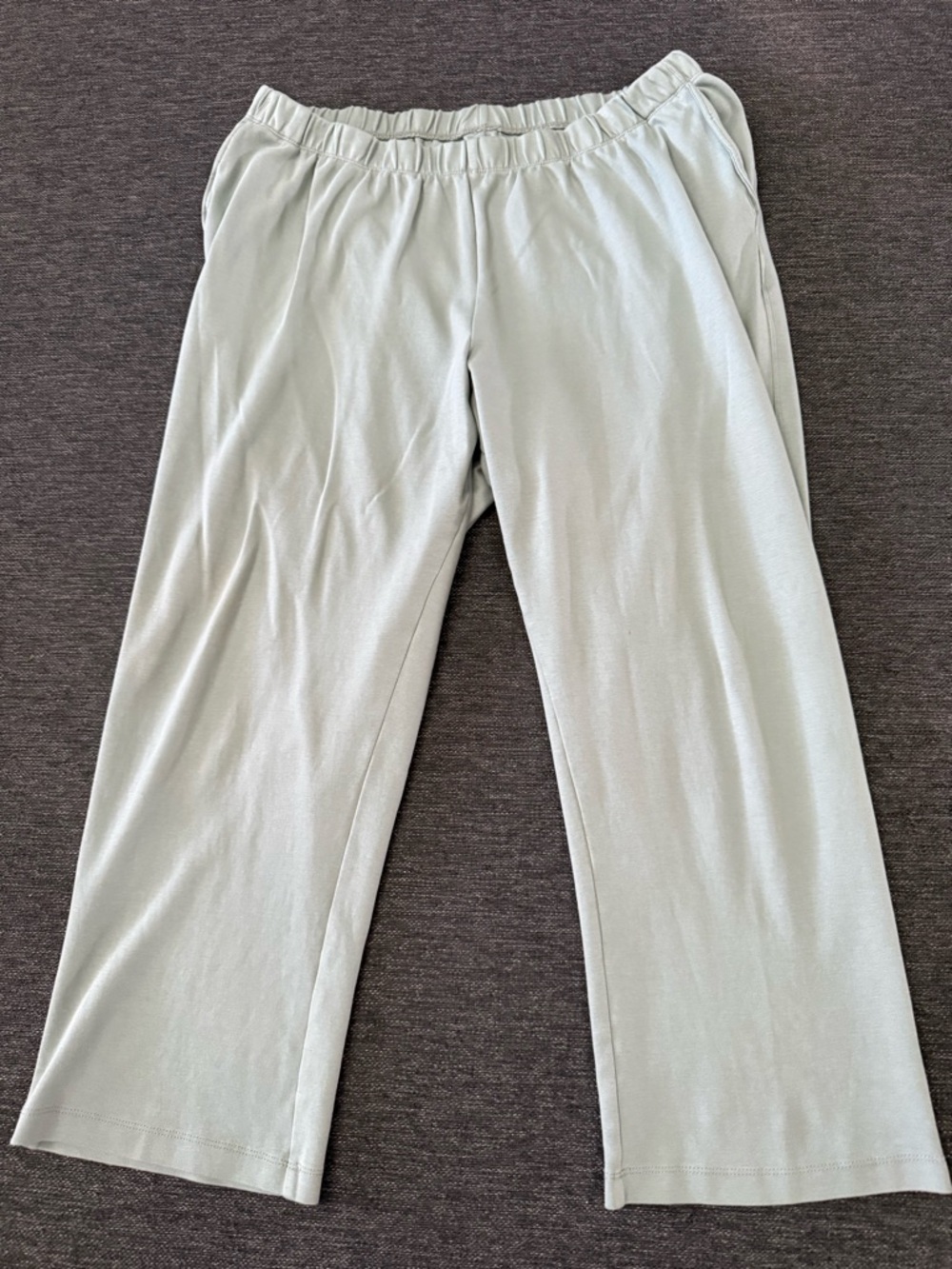 Land’s End Light light Sage Wide-Leg Lounge Pants XXL EUC